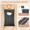 image:imageLifewit 1 Pack Over Door Laundry Hamper Collapsible Hanging Light GrayDark Gray