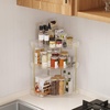 image:imageLifewit 2 Tier Corner Bathroom Counter Organizers and Storage ClearClear