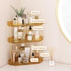 image:imageLifewit 2 Tier Corner Bathroom Counter Organizers and Storage ClearGold