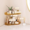 image:imageLifewit 2 Tier Corner Bathroom Counter Organizers and Storage ClearGold
