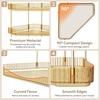 image:imageLifewit 2 Tier Corner Bathroom Counter Organizers and Storage ClearGold