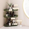 image:imageLifewit 2 Tier Corner Bathroom Counter Organizers and Storage ClearGreen