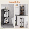 image:imageLifewit 4 Tier Corner Shower Caddy with Hooks Bathroom Organizer BlackBlack