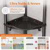 image:imageLifewit 4 Tier Corner Shower Caddy with Hooks Bathroom Organizer BlackBlack