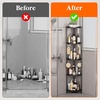 image:imageLifewit 4 Tier Corner Shower Caddy with Hooks Bathroom Organizer BlackBlack