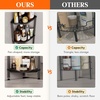 image:imageLifewit 4 Tier Corner Shower Caddy with Hooks Bathroom Organizer BlackBlack