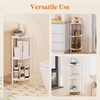 image:imageLifewit 4 Tier Corner Shower Caddy with Hooks Bathroom Organizer BlackWhite