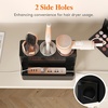 image:imageLifewit Hair Tool Organizer Dryer Holder Countertop with 3 Cups WhiteBlack