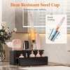 image:imageLifewit Hair Tool Organizer Dryer Holder Countertop with 3 Cups WhiteBlack