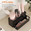 image:imageLifewit Hair Tool Organizer Dryer Holder Countertop with 3 Cups WhiteBlack