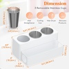 image:imageLifewit Hair Tool Organizer Dryer Holder Countertop with 3 Cups WhiteWhite