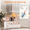 image:imageLifewit Hair Tool Organizer Dryer Holder Countertop with 3 Cups WhiteWhite