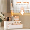 image:imageLifewit Hair Tool Organizer Dryer Holder Countertop with 3 Cups WhiteWhite