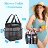 image:imageLifewit Mesh Shower Caddy Portable Dorm Room Essentials 1 Pack BlackBlack  Grey