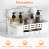 image:imageLifewit Suction Cup Shower Caddy 26 cm10L 2 Pack124