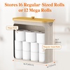 image:imageLifewit Toilet Paper Storage Holder Large Stand Basket 23L Light GrayBeige