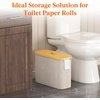image:imageLifewit Toilet Paper Storage Holder Large Stand Basket 23L Light GrayBeige