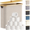 image:imageLifewit Toilet Paper Storage Holder Large Stand Basket 23L Light GrayBeige