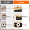 image:imageLifewit Toilet Paper Storage Holder Large Stand Basket 23L Light GrayBlack