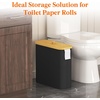 image:imageLifewit Toilet Paper Storage Holder Large Stand Basket 23L Light GrayBlack