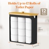 image:imageLifewit Toilet Paper Storage Holder Large Stand Basket 23L Light GrayBlack
