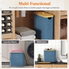image:imageLifewit Toilet Paper Storage Holder Large Stand Basket 23L Light GrayDark Blue