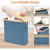 image:imageLifewit Toilet Paper Storage Holder Large Stand Basket 23L Light GrayDark Blue