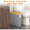 image:imageLifewit Toilet Paper Storage Holder Large Stand Basket 23L Light GrayGray