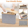 image:imageLifewit Toilet Paper Storage Holder Large Stand Basket 23L Light GrayGray