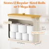 image:imageLifewit Toilet Paper Storage Holder Large Stand Basket 23L Light GrayWhite