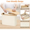 image:imageLifewit Toilet Paper Storage Holder Large Stand Basket 23L Light GrayWhite