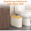 image:imageLifewit Toilet Paper Storage Holder Large Stand Basket 23L Light GrayWhite