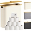 image:imageLifewit Toilet Paper Storage Holder Large Stand Basket 23L Light GrayWhite