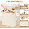 image:imageLifewit Toilet Paper Storage Holder Large Stand Basket 23L Light GrayWhite