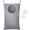 image:imageLifewit 1 Pack Over Door Laundry Hamper Collapsible Hanging Light GrayLight Gray