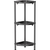 image:imageLifewit 4 Tier Corner Shower Caddy with Hooks Bathroom Organizer BlackBlack