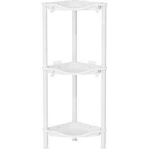image:imageLifewit 4 Tier Corner Shower Caddy with Hooks Bathroom Organizer BlackWhite