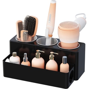 image:imageLifewit Hair Tool Organizer Dryer Holder Countertop with 3 Cups WhiteBlack
