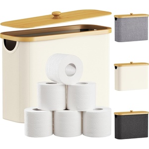 image:imageLifewit Toilet Paper Storage Holder Large Stand Basket 23L Light GrayWhite